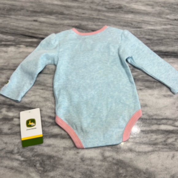 John Deere Girls Onesie Size 6-9 Months NWT - Picture 2 of 9